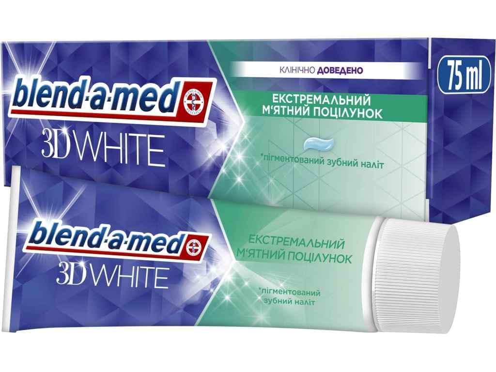 Зубная паста Blend-a-Med 3D White Поцелуй мятный 75 мл (960086) Зубная паста Blend-a-Med 3D White Поцелуй мятный 75 мл (960086)