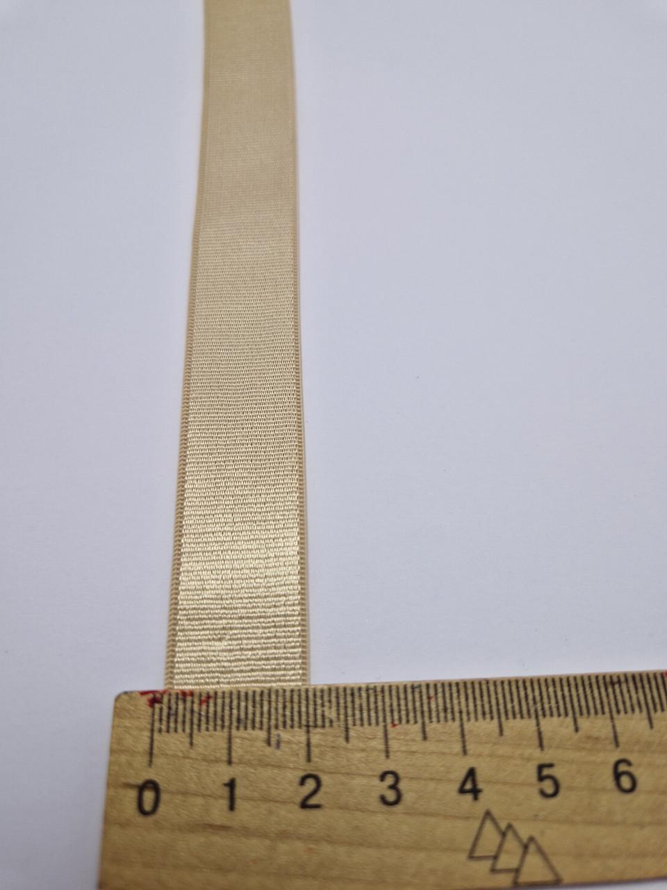 Резинка для бретель 2 см Бежевий (1857378425) - фото 2 Резинка для бретель 2 см Бежевий (1857378425) - фото 2