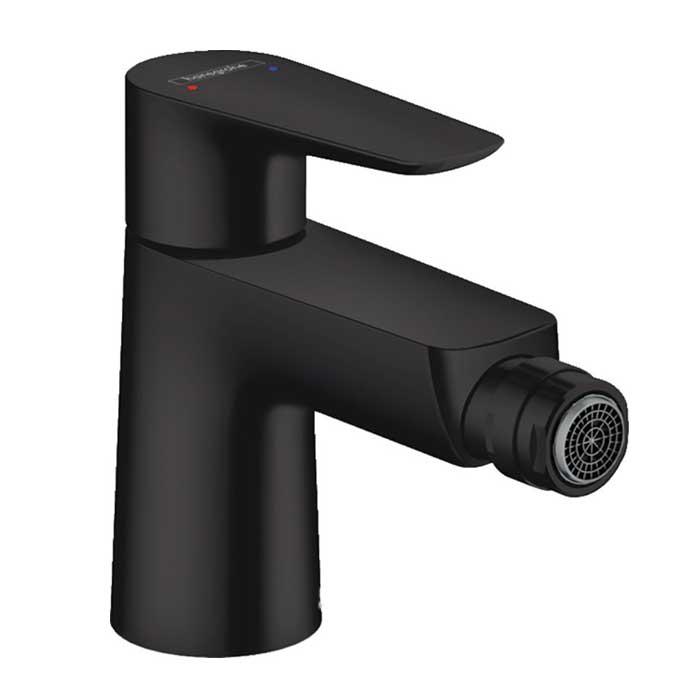 Смеситель для биде Hansgrohe Talis E с донным клапаном Черный матовый (71720670)