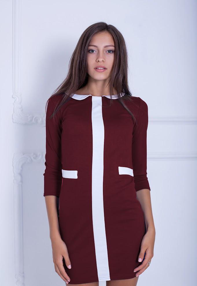Платье женское Podium Belladonna 12687-BORDO L Бордовый