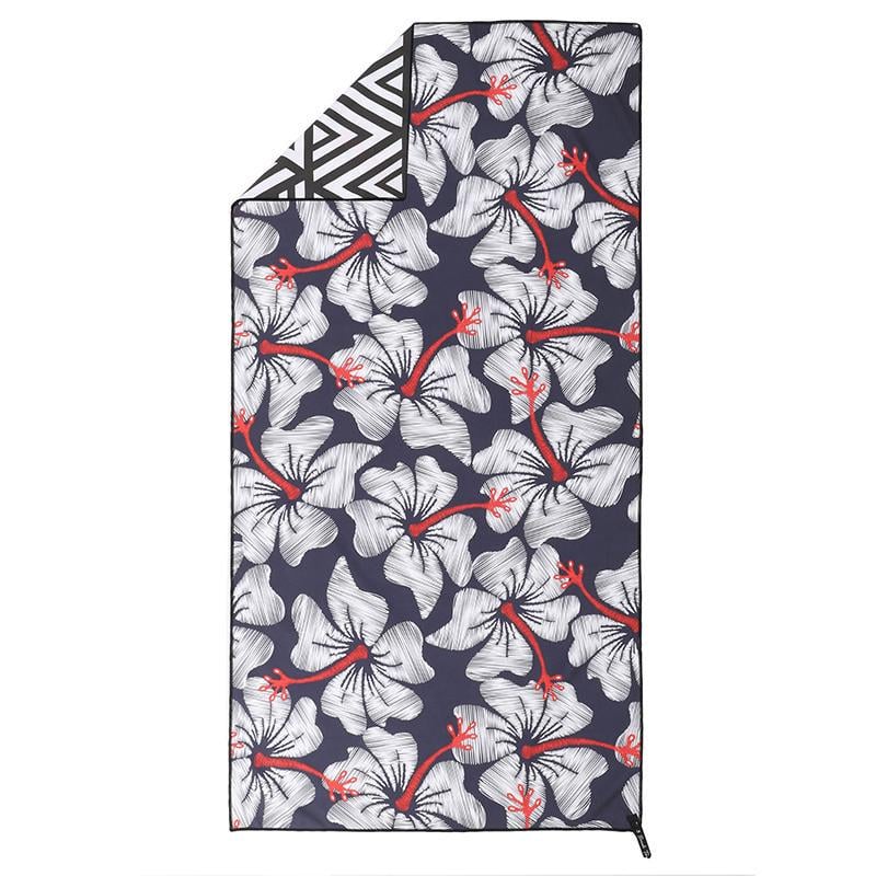 Рушники спортивні Flower Beach Towel T-PBT Фіолетово-білий (33508379) - фото 3