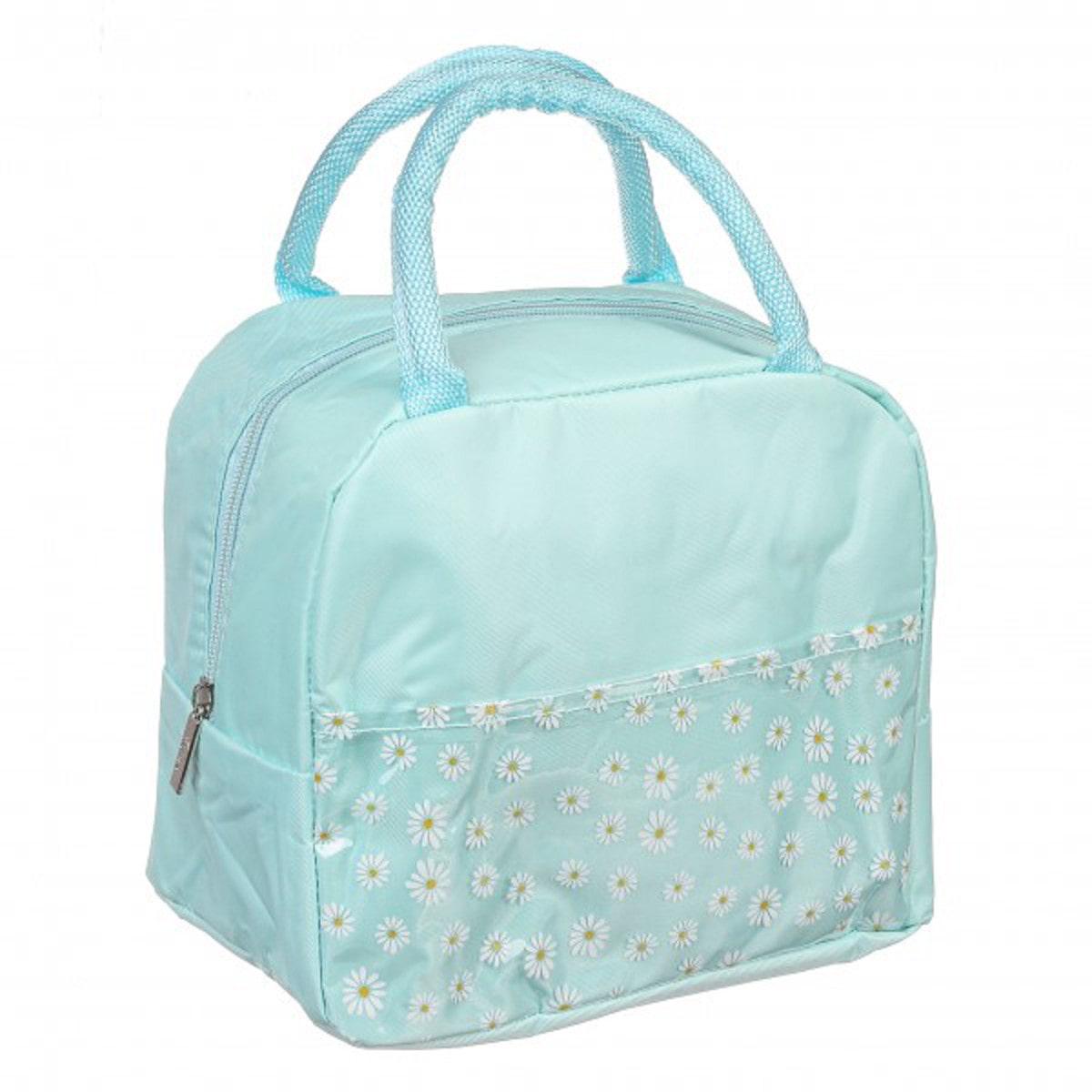 Термосумка Ромашка с овальным верхом Голубой - фото 3