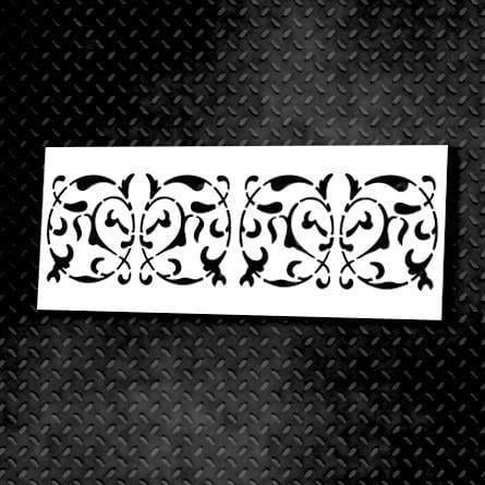 Трафарет многоразовый DFA Бордюр 10 для штукатурки и краски (B00010)