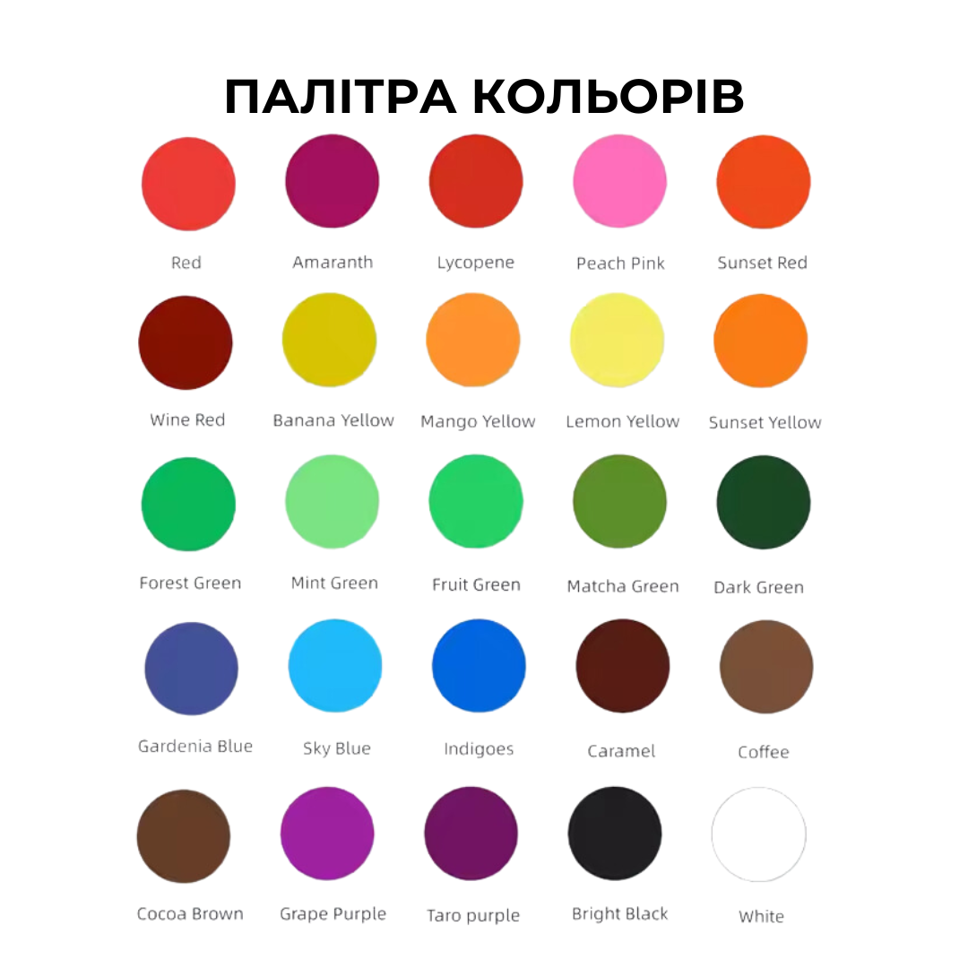 Набір рідких пігментів-барвників на водно-олійній основі нетоксичні 24 кольорів по 10 мл для DIY-виробів - фото 6 Набір рідких пігментів-барвників на водно-олійній основі нетоксичні 24 кольорів по 10 мл для DIY-виробів - фото 6