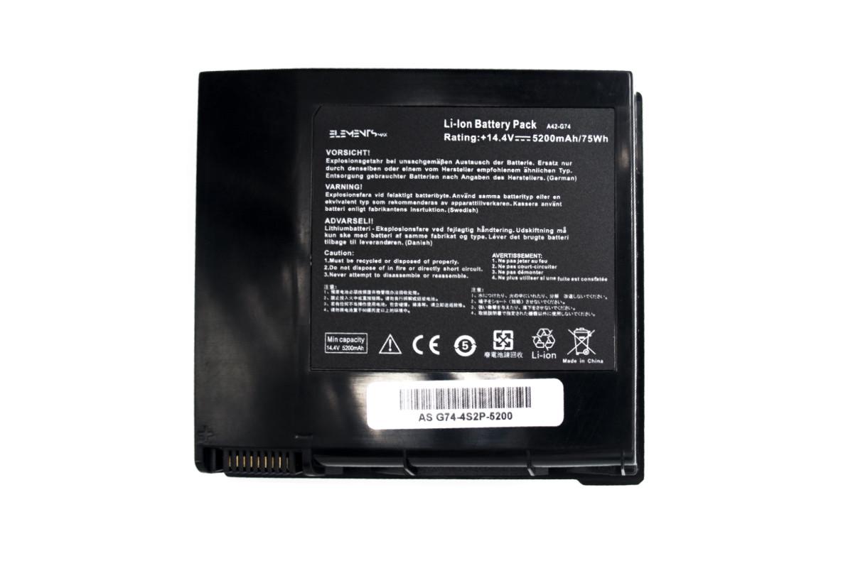 Аккумулятор для ноутбука Asus G74-4S2P-5200 (00000006821) Аккумулятор для ноутбука Asus G74-4S2P-5200 (00000006821)