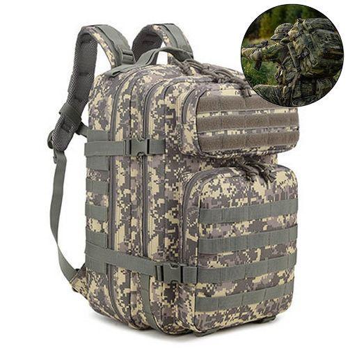 Рюкзак туристический Storm Cooper MOLLE 40 л 50х30х28 см Пиксель (8310258) - фото 2