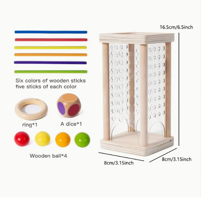 Настільна гра дитяча розвиваюча Вежа Балансування з паличками 3-6 р. (823) - фото 10 Настільна гра дитяча розвиваюча Вежа Балансування з паличками 3-6 р. (823) - фото 10