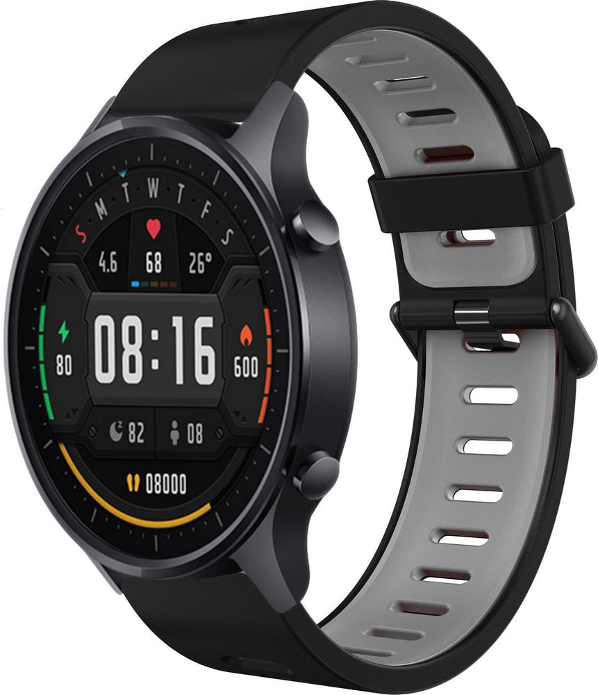 Ремешок Traf для Xiaomi Mi Watch Color Black-Grey (31494)