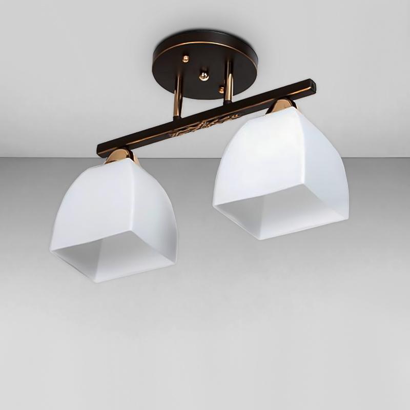 Стельова люстра Light House SH-18169/2 Чорний/Золотий Стельова люстра Light House SH-18169/2 Чорний/Золотий