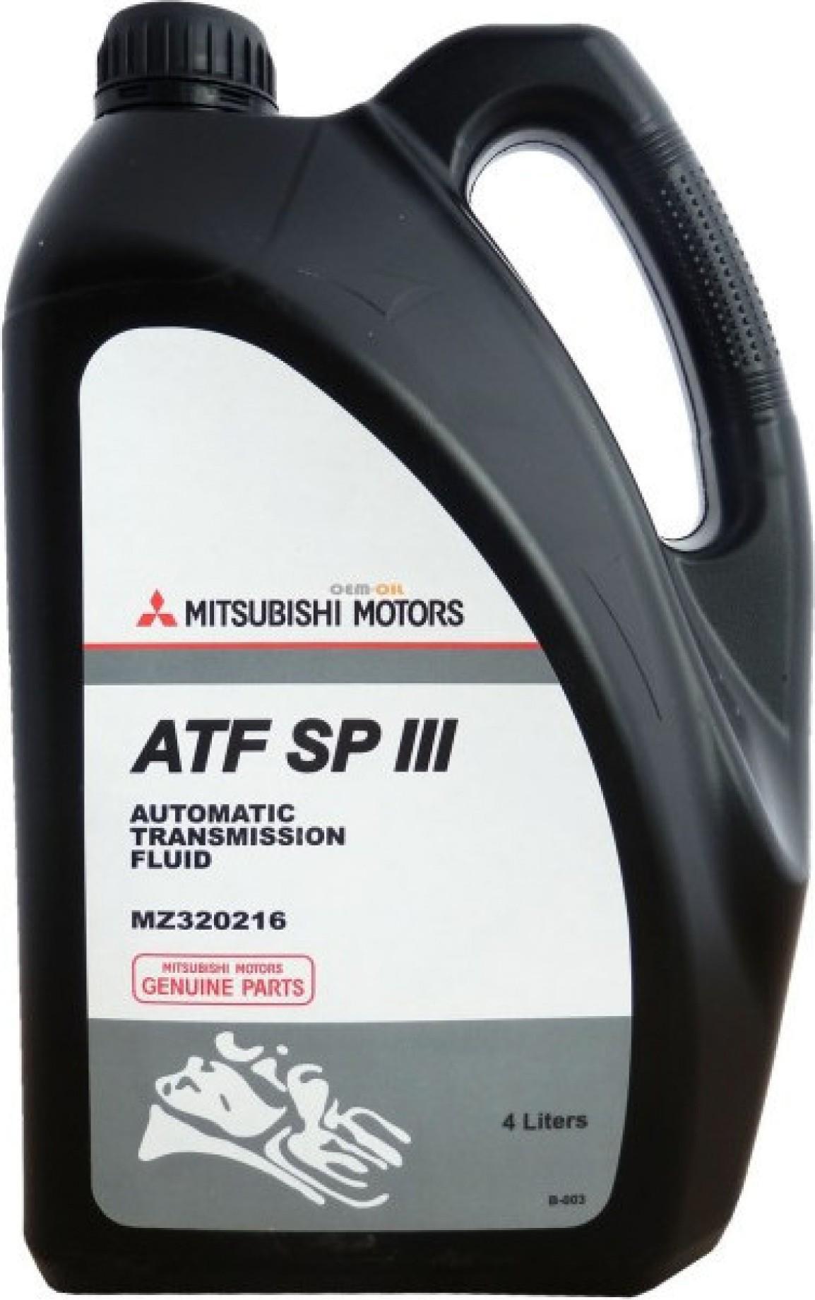Трансмісійне мастило Mitsubishi ATF SP III 4 л (MZ320216) Трансмісійне мастило Mitsubishi ATF SP III 4 л (MZ320216)