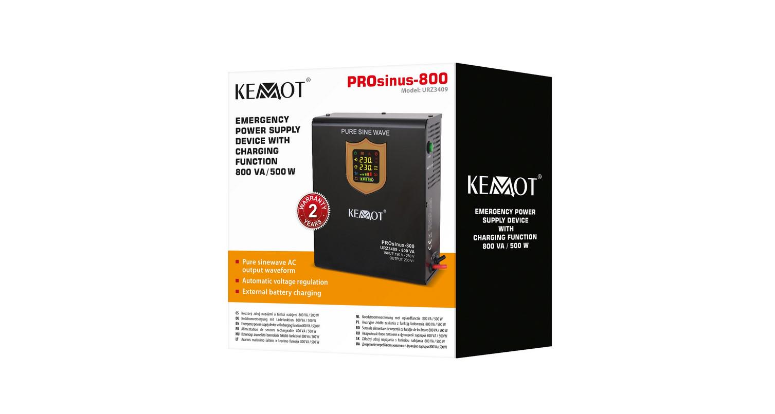 Источники бесперебойного питания Kemot URZ3409 LED 800 ВА 500 Вт 12 В с правильной синусоидой - фото 4 Источники бесперебойного питания Kemot URZ3409 LED 800 ВА 500 Вт 12 В с правильной синусоидой - фото 4