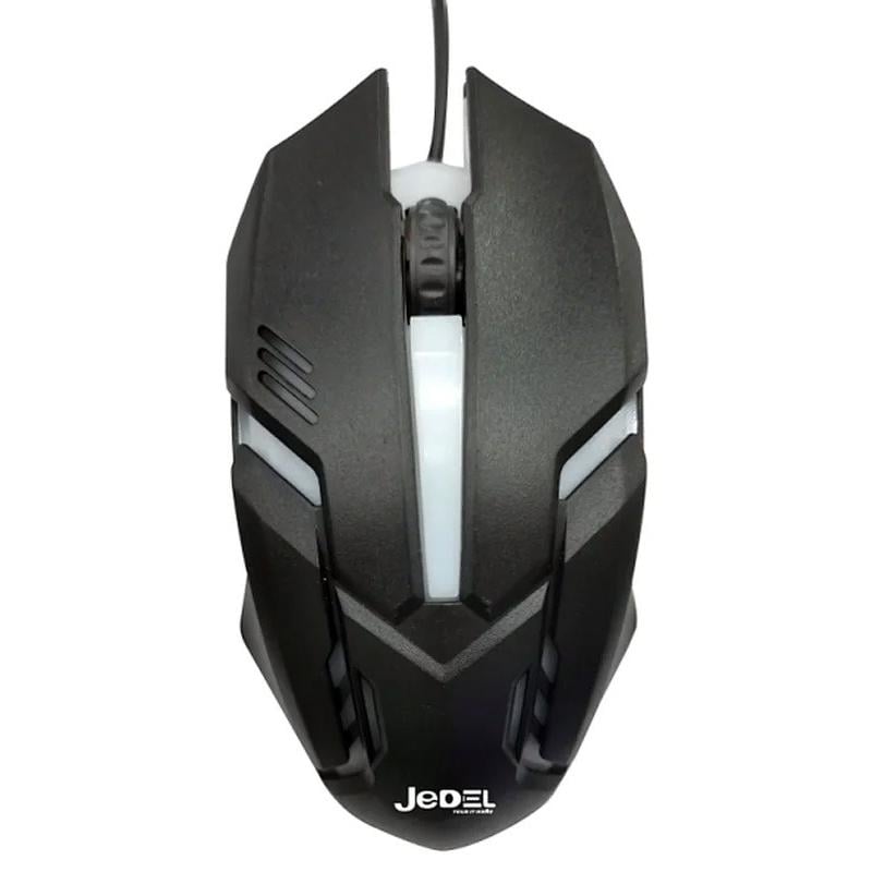 Компьютерная мышка проводная Jedel M66 с подсветкой Black (26449622)