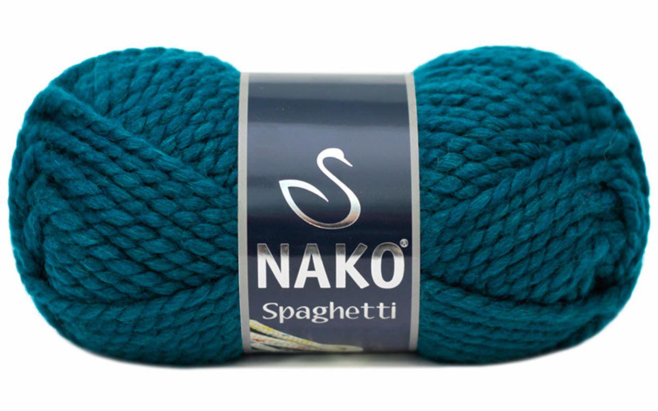 Пряжа Nako Spaghetti 2273 Петроль (7187)