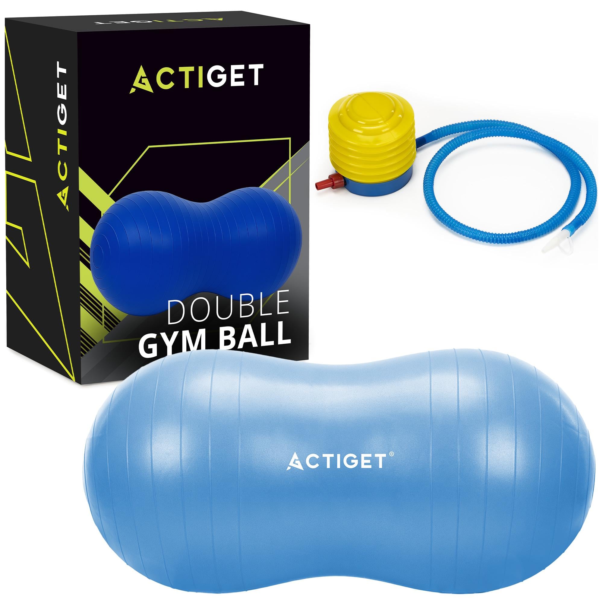 Мяч для фитнеса арахис Actiget Air Ball Peanut ACT0150 40x85 см Blue (5883)