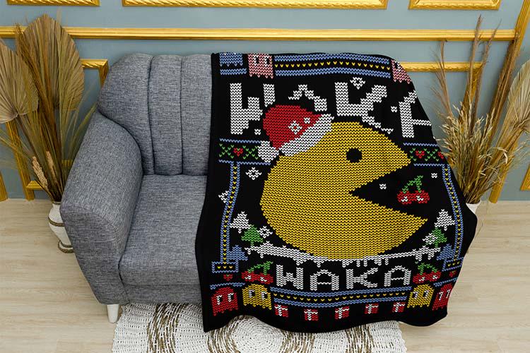 Плед плюшевый Festive Pac-Man Maze однослойный 150х210 см (114516-1)