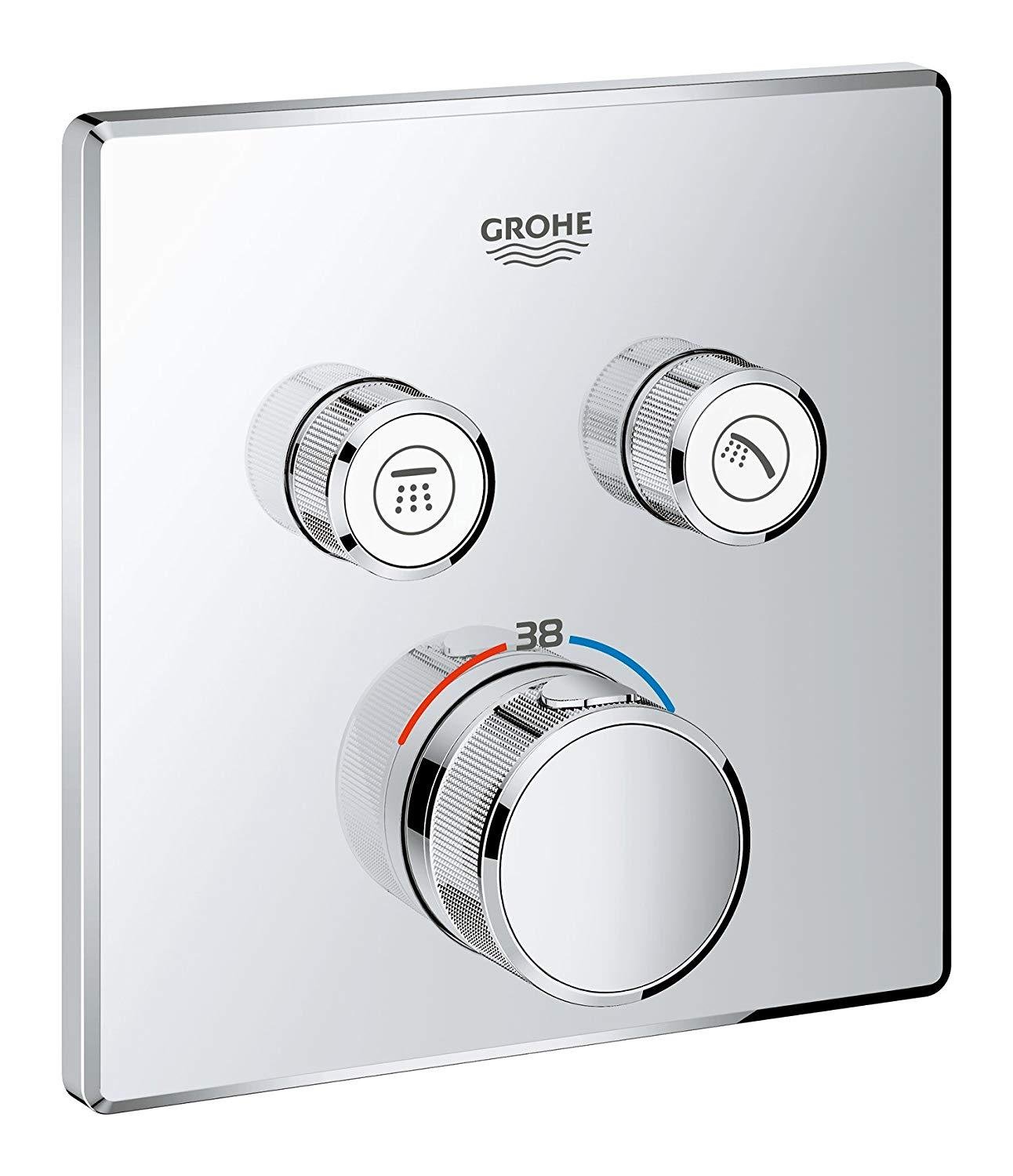 Зовнішня частина змішувача Grohe Grohtherm SmartControl 29124000 з термостатом Хром (111090)