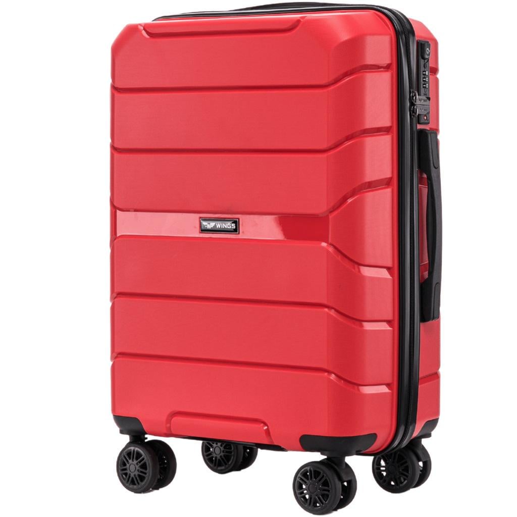 Чемодан полипропиленовый Wings PP06 малый Красный (Wp00511)