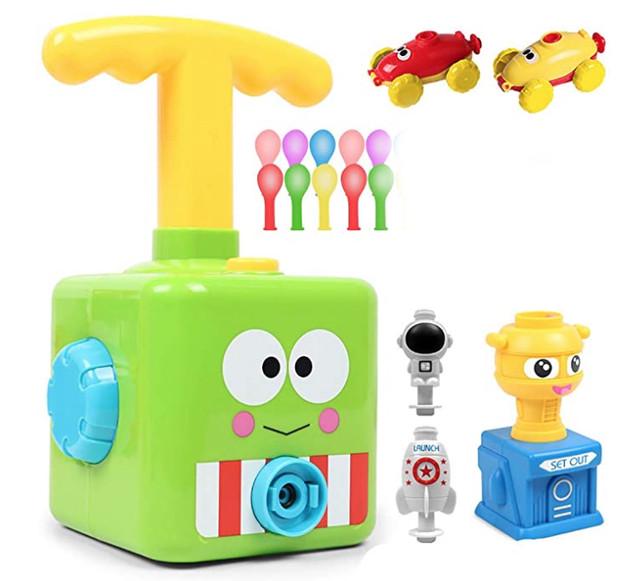 Дитяча інтерактивна іграшка Аеромобіль Balloon car набір для надування кульок