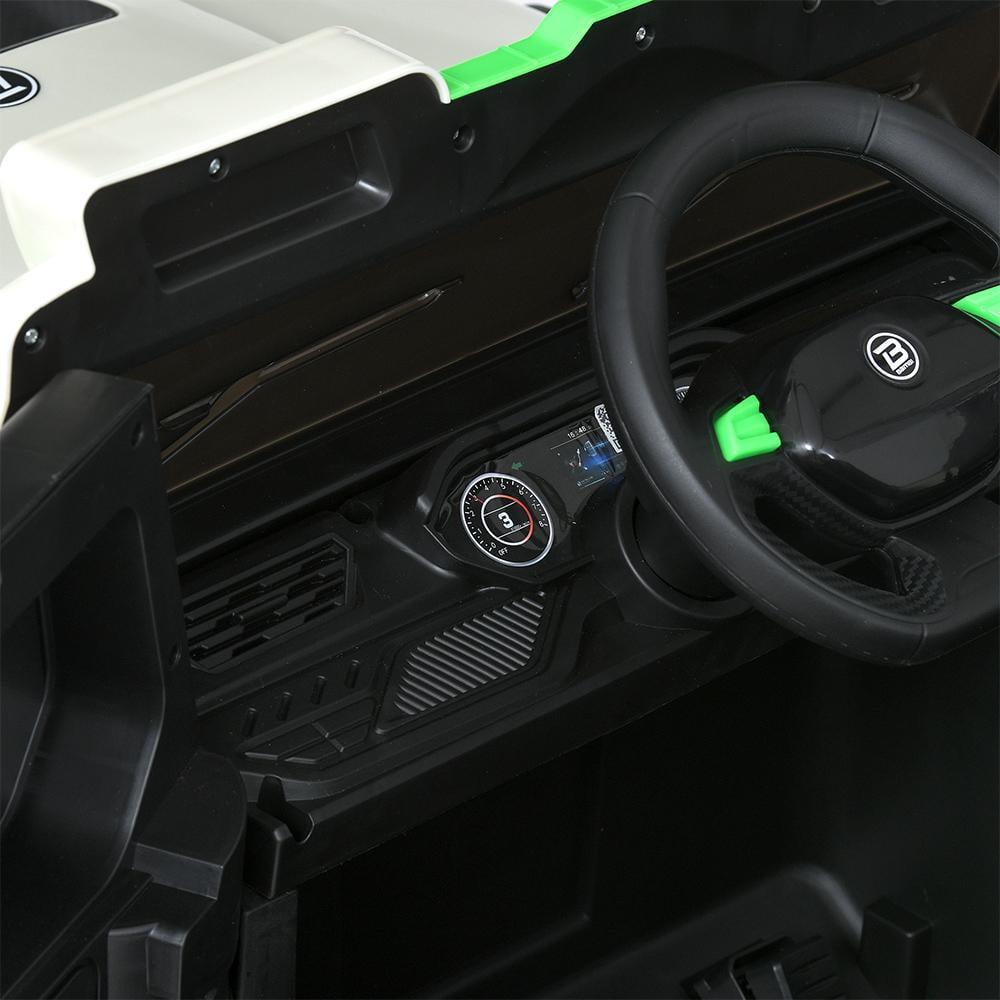 Дитячий електромобіль Bambi джип M 5845EBLR Білий - фото 6