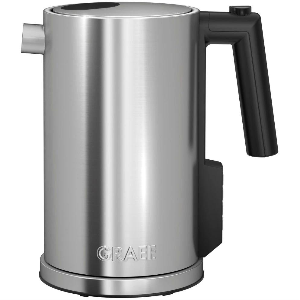 Электрочайник Graef WK 900 1,2 л 2000 Вт 4 температурных режима Stainless Steel/Black