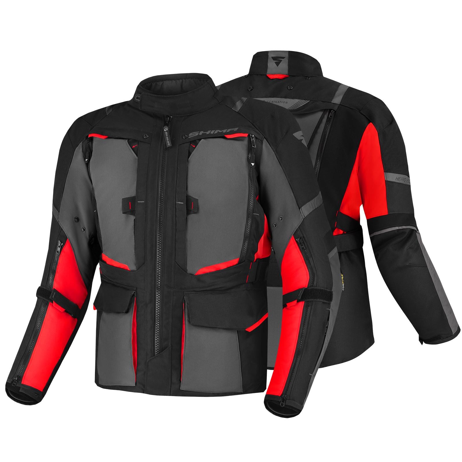 ᐉ Мотокуртка SHIMA Hero 2.0 3XL Red (24343) • Купить в Киеве