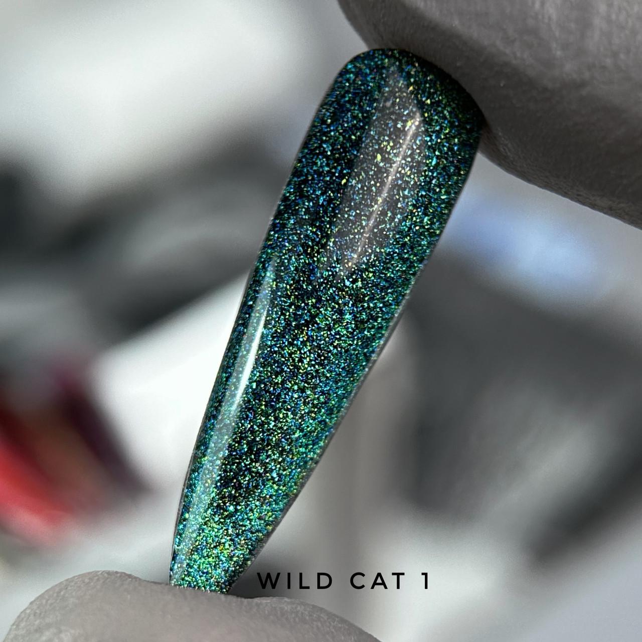Гель-лак для ногтей Saga Wild Cat Кошачий глаз №01 9 мл
