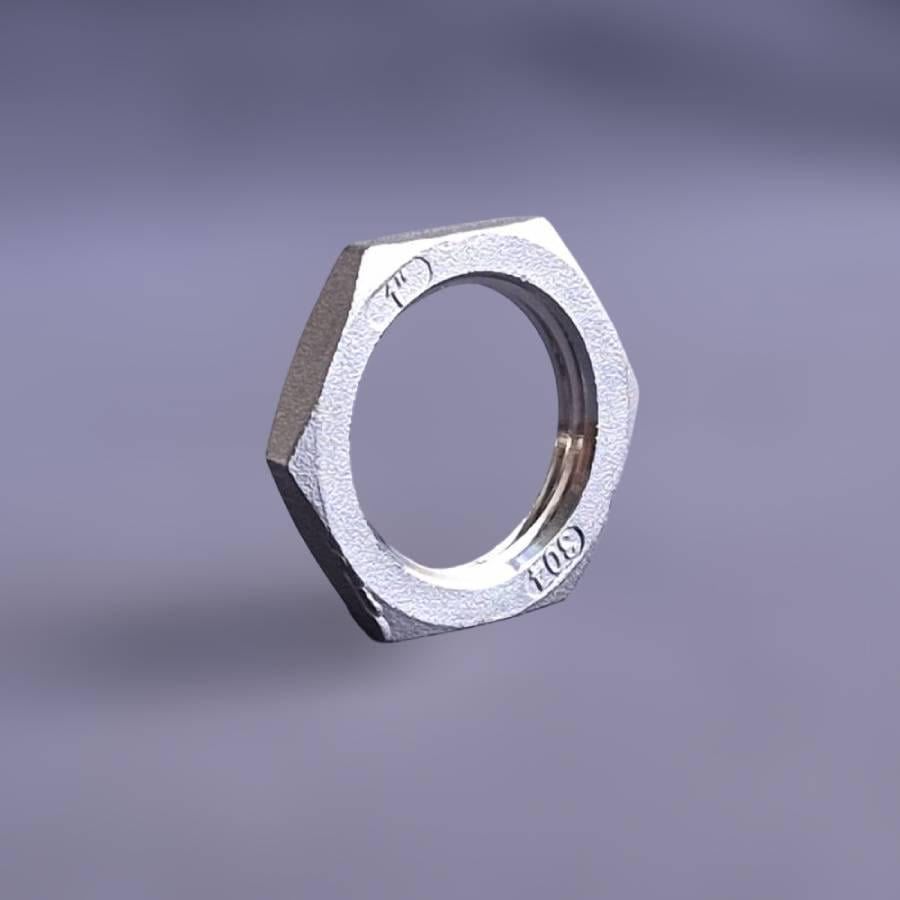 Контргайка нержавеющая муфтовая DN25 1" н/ж сталь AISI304 шестигранная резьба BSPP ГОСТ 8969-75 - фото 12 Контргайка нержавеющая муфтовая DN25 1" н/ж сталь AISI304 шестигранная резьба BSPP ГОСТ 8969-75 - фото 12