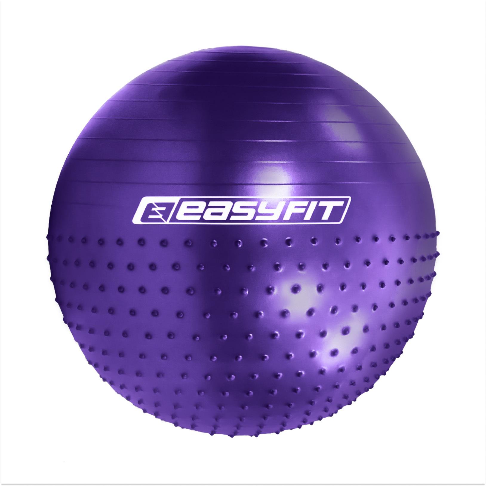 Фитбол полумассажный EasyFit Hybrid 65 см Фиолетовый (EF-3011-V)
