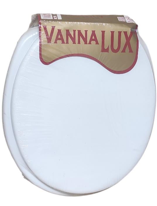 Сидение для унитаза мягкое Vanna Lux однотонное Белый (000031188)