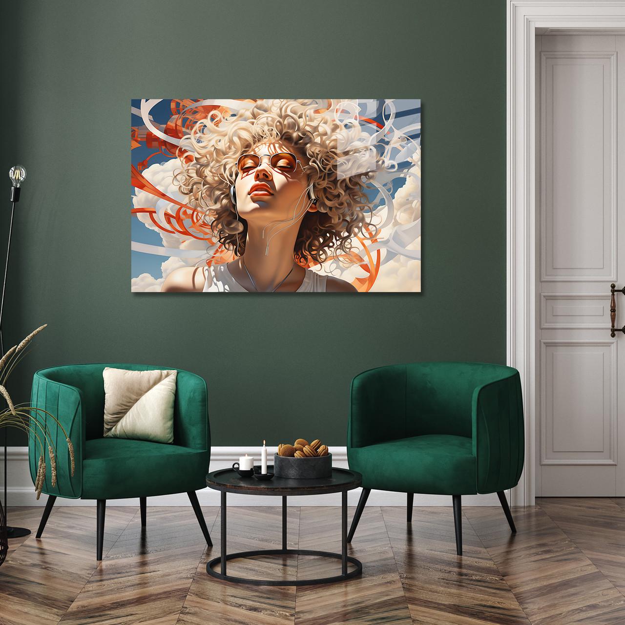 Картина на стекле NovellaPrint Полет вдохновения 90х60 см (401.3) - фото 6