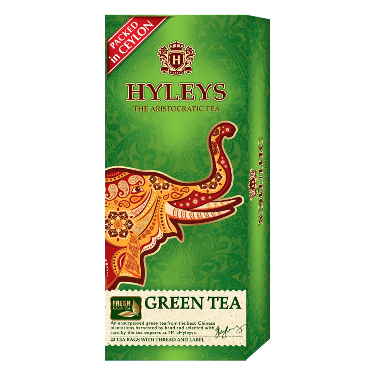 Чай зелений Hyleys Green tea 20 пак. (4791045015277)