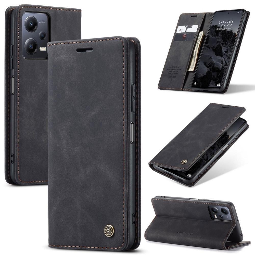 Чехол книжка с магнитом Xiaomi Poco X5 5G CaseMe Black (32844-2B)