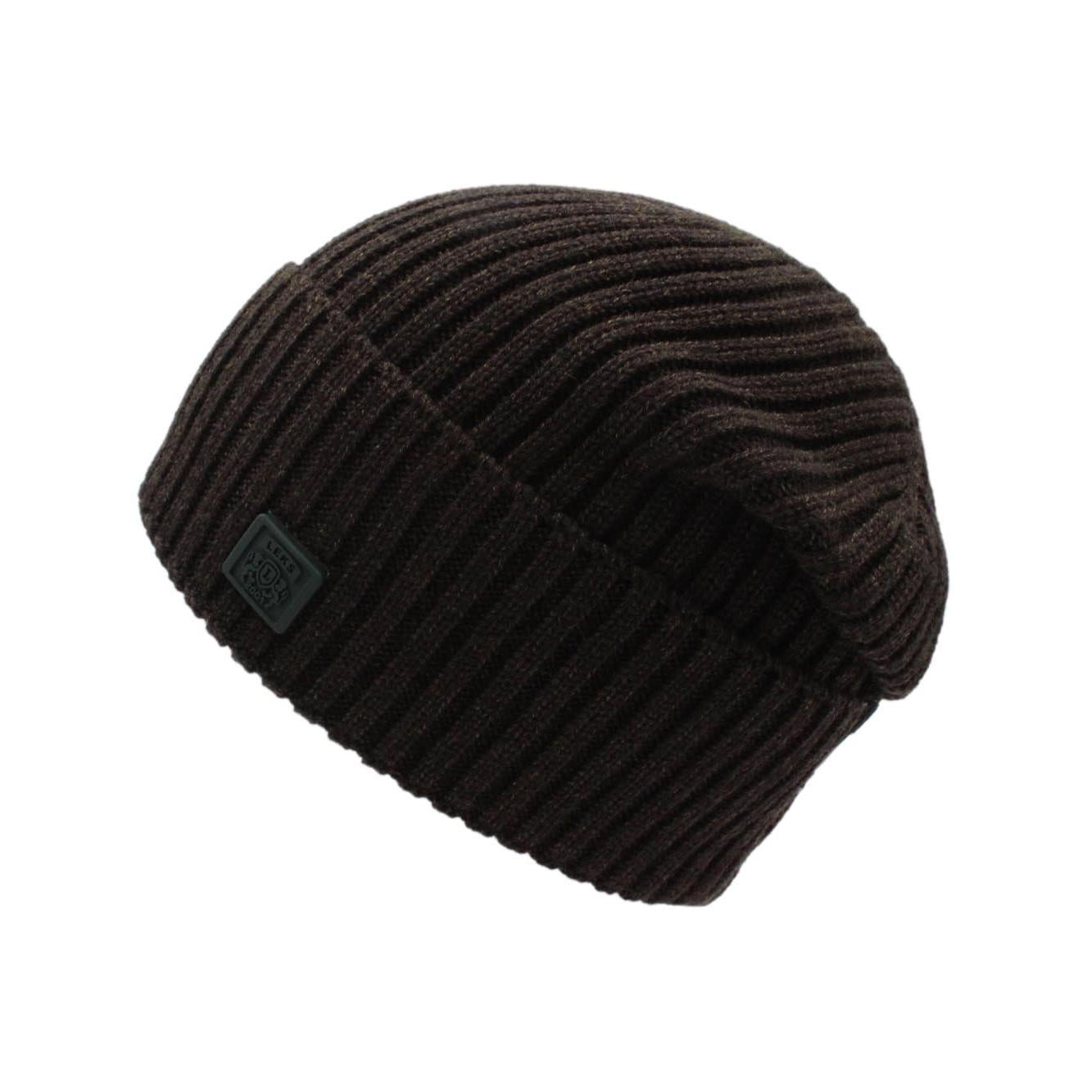 Шапка мужская шерстяная Leks Дружба one size Черный-Хаки