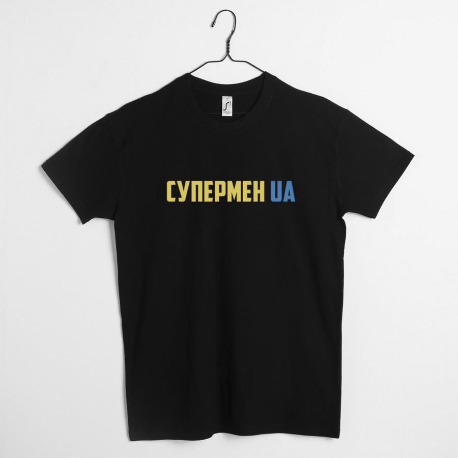 Футболка чоловіча "Супермен UA" XXL Чорний (BD-000004931)