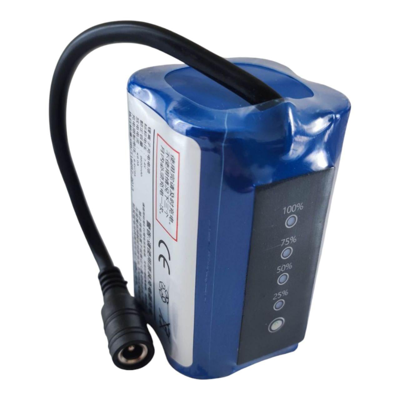 Аккумулятор для прикормочного кораблика Flytec 9600 mAh с индикацией уровня заряда (25552153)