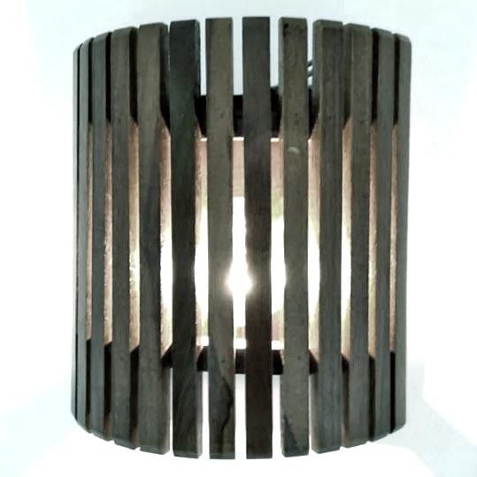 Світильник настінний з дерева Шейді Мокко (БРА-001810)