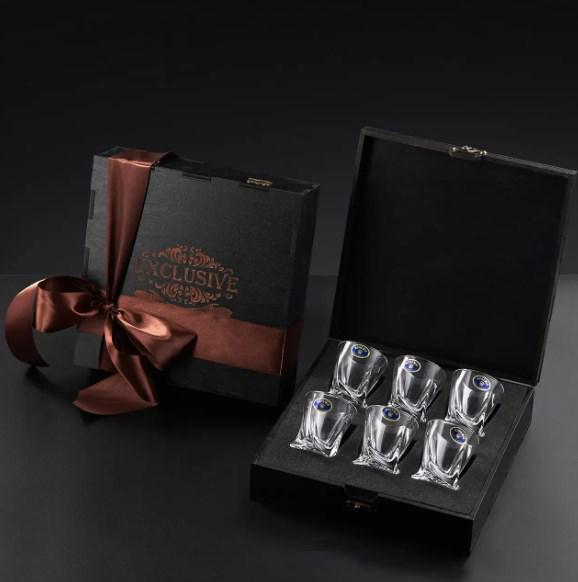 Набор стопок хрустальных широких Bohemia Quadro 55 мл - фото 2 Набор стопок хрустальных широких Bohemia Quadro 55 мл - фото 2