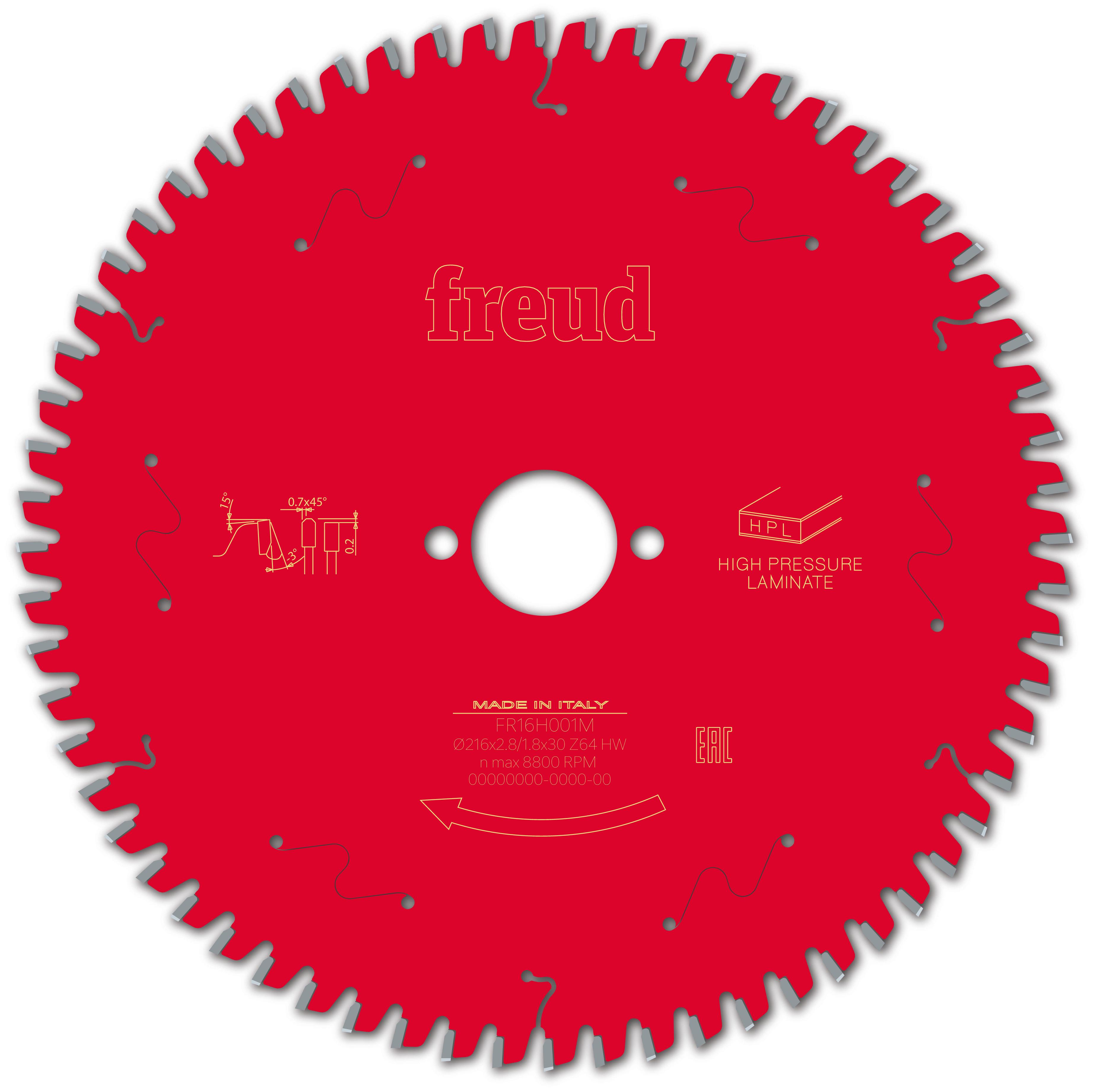 Диск пильный Freud FR16H001M 216x2,8x1,8x30 мм z64 (27438134)