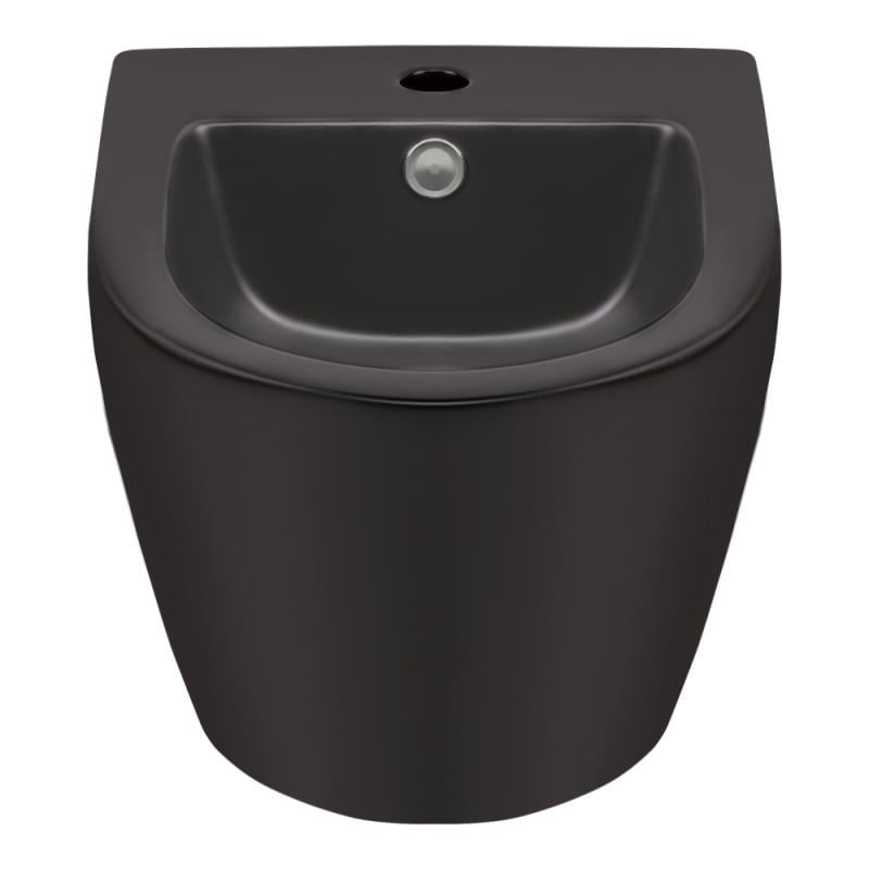 Біде підвісне Q-tap Robin 495х370х325 мм Matt black (VD00042545) - фото 3