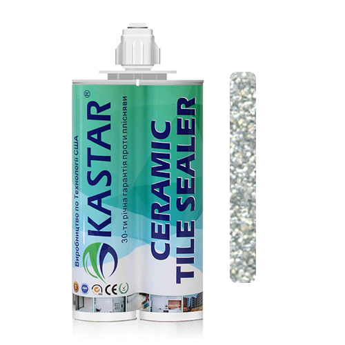 Затирка эпоксидная Kastar Ceramic Tile Sealant Luxurious двухкомпонентная Shining Silver/Серебристый - фото 1