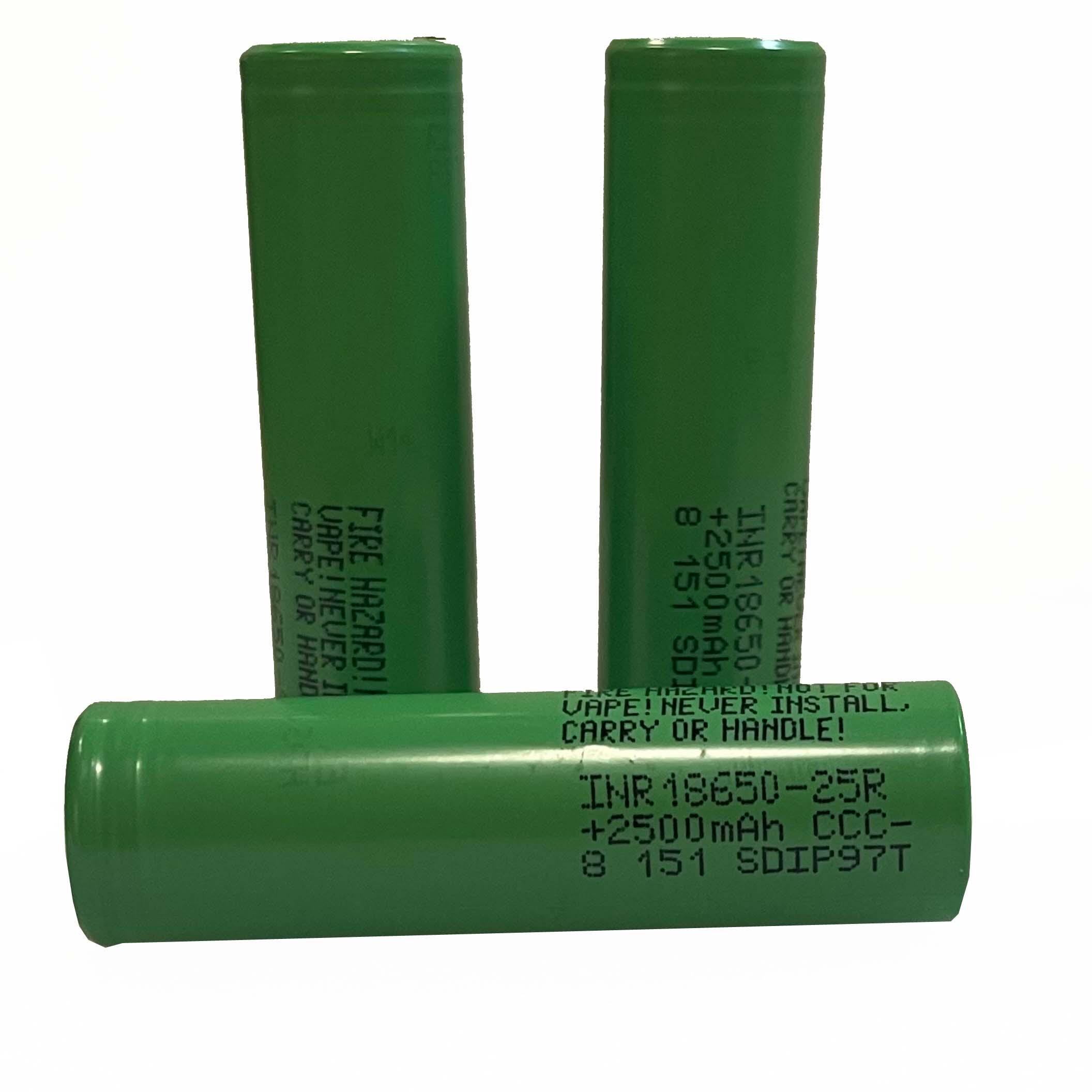 Элемент аккумулятора SAMSUNG 18650-25R (4635080) - фото 3 Элемент аккумулятора SAMSUNG 18650-25R (4635080) - фото 3