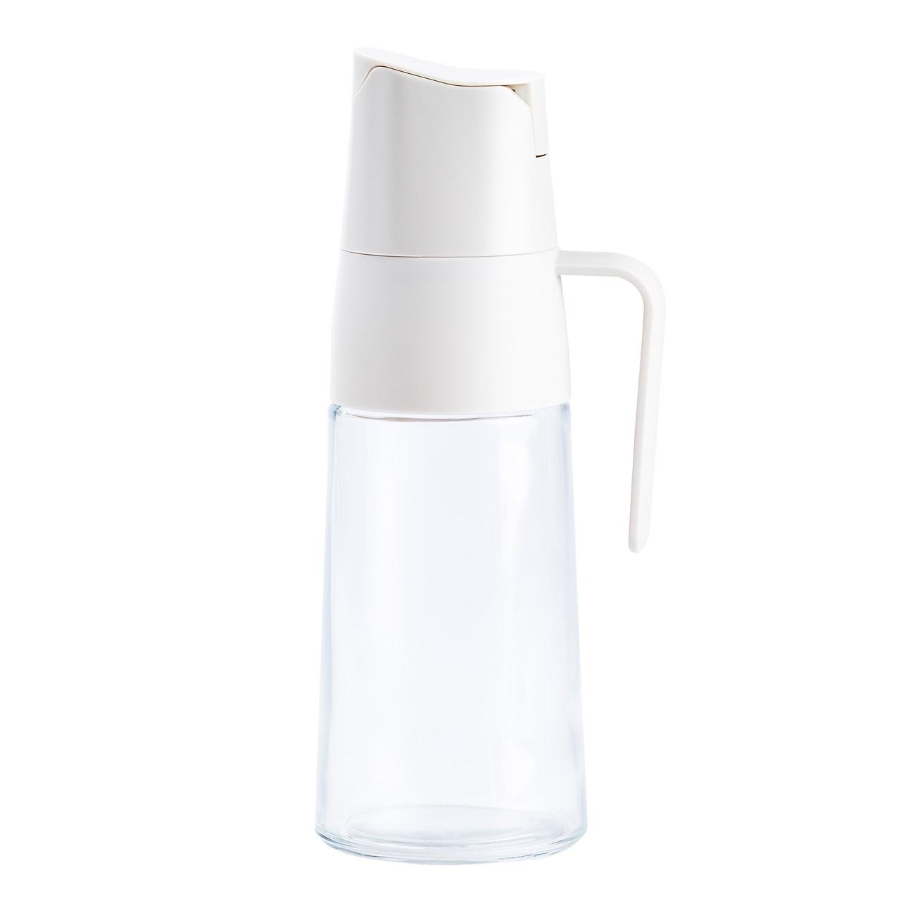 Бутылка-дозатор для масла и уксуса с носиком 600 мл Белый (4281)