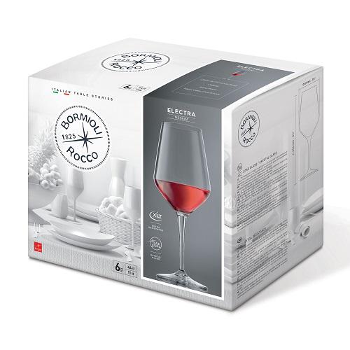 Набір келихів для вина Bormioli Rocco Electra 192351GRC021990 440 мл 6 шт. - фото 2 Набір келихів для вина Bormioli Rocco Electra 192351GRC021990 440 мл 6 шт. - фото 2