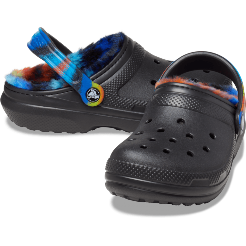 Сабо чоловічі утеплені Crocs Classic Lined Spray Dye Clog р. 43-44 Чорний (12733)