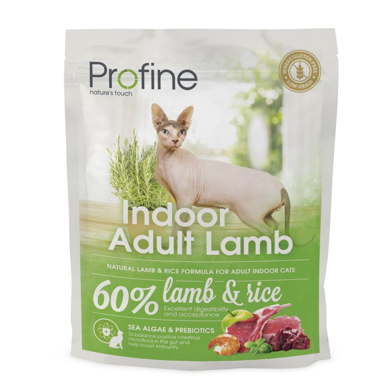 Корм сухой для котов живущих в помещении Profine Cat Indoor Lamb с ягненком 300 г (11236976)