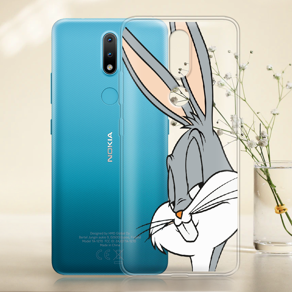 Чохол Boxface Nokia 2.4 Lucky Rabbit Прозорий силікон (41297-bk81-41297) - фото 2