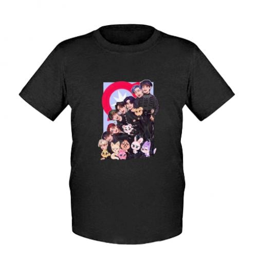 Футболка детская Stray kids band 92 см Черный (15712662-2-193655-3XS)