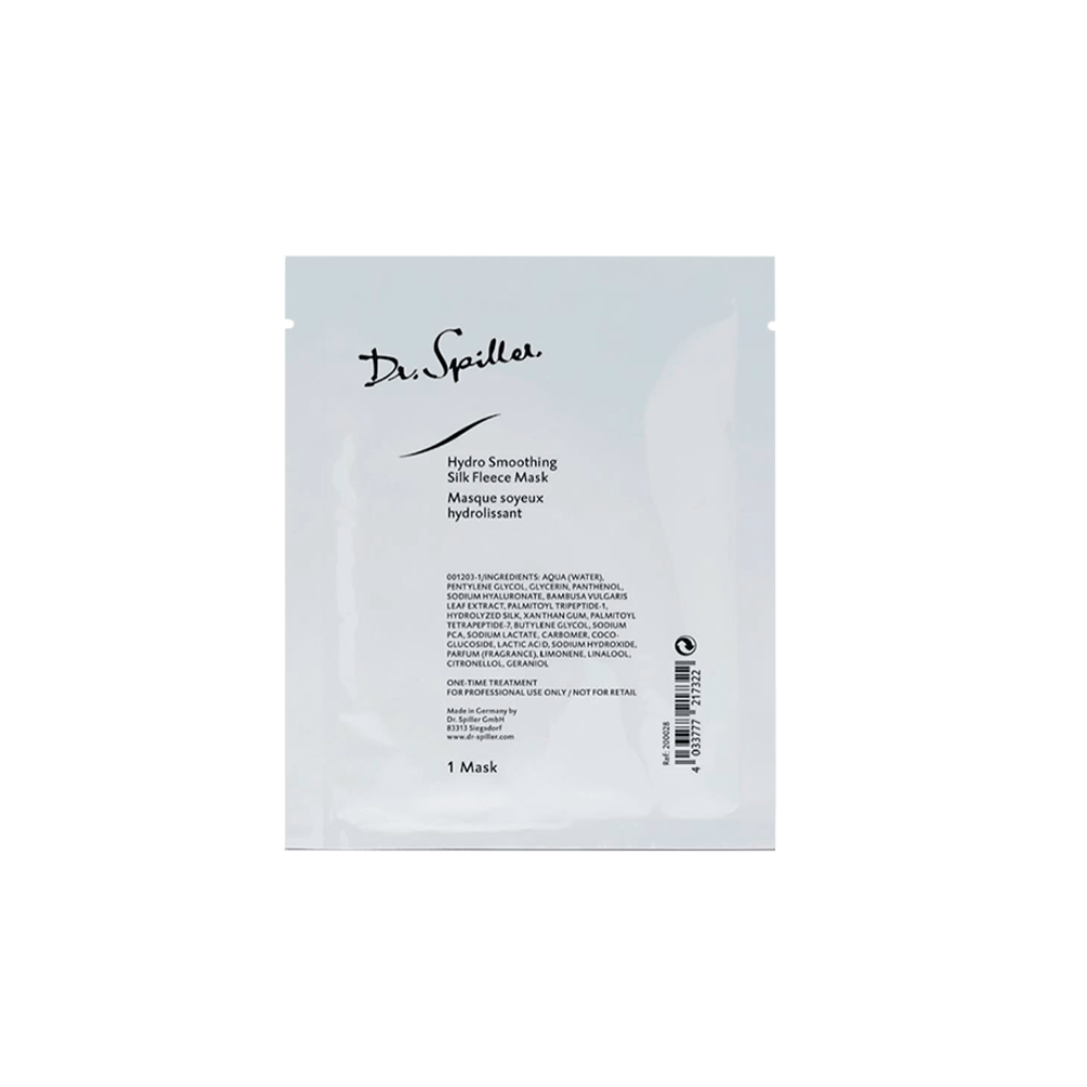 Маска зволожуюча з протеїнами шовку Dr. Spiller Hydro Smoothing Silk Fleece Mask 1 шт. Маска зволожуюча з протеїнами шовку Dr. Spiller Hydro Smoothing Silk Fleece Mask 1 шт.