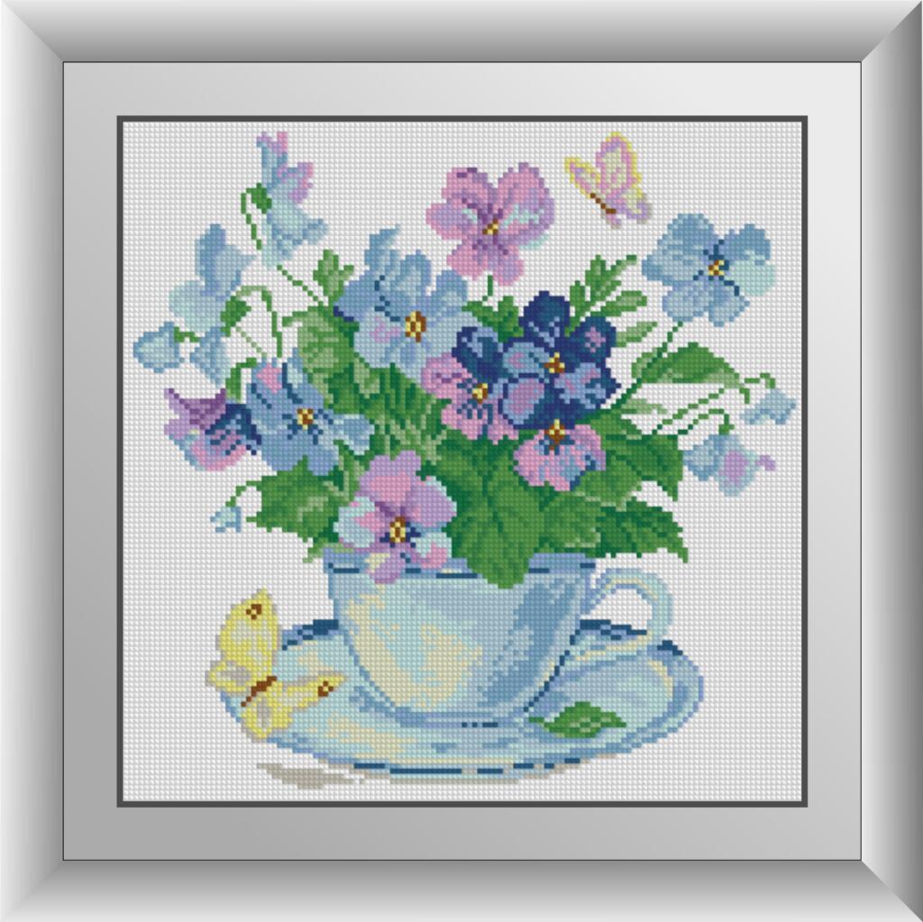 Алмазная мозаика Dream Art Утренние цветы 33x33 см (DA.30221)