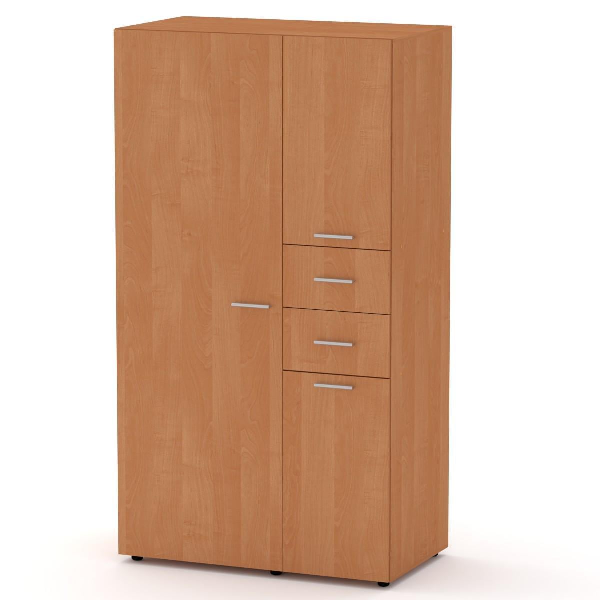 Шкаф с дверью и ящиками Компанит Шкаф-19 Ольха